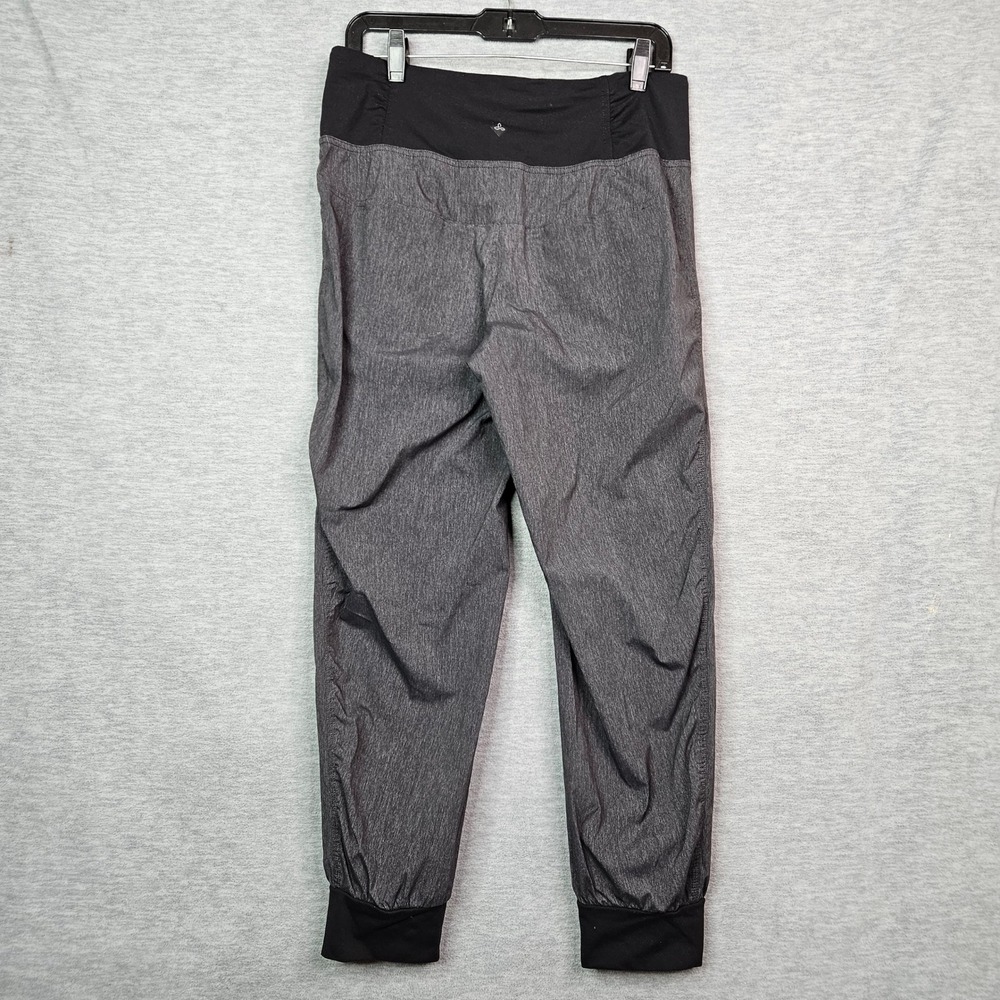 Prana Nemesis Knicker Womens Size M Gray Heathered Crop Joggers Yoga Pants - Picture 2 of 8